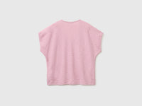 V-neck sweater in linen blend - ucb_image_BS