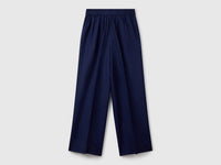Palazzo trousers in 100% linen - ucb_image_BS