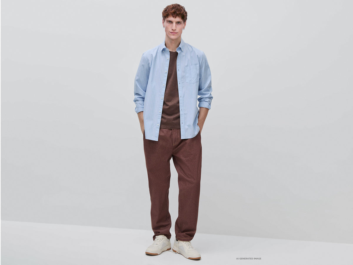 Camisa regular fit às riscas - ucb_image_FY