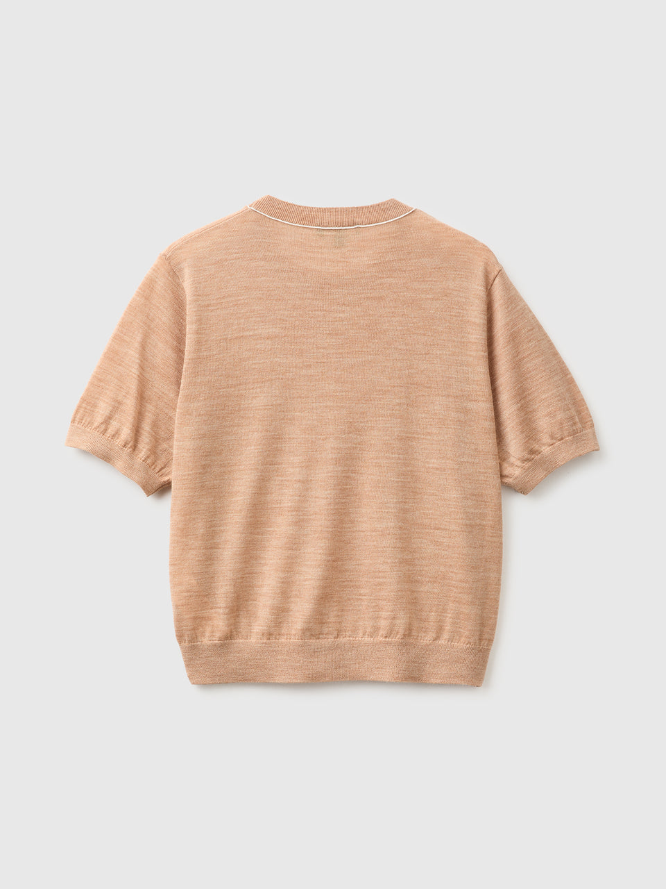 Camisola de manga curta em pura lã Merino - ucb_image_BS