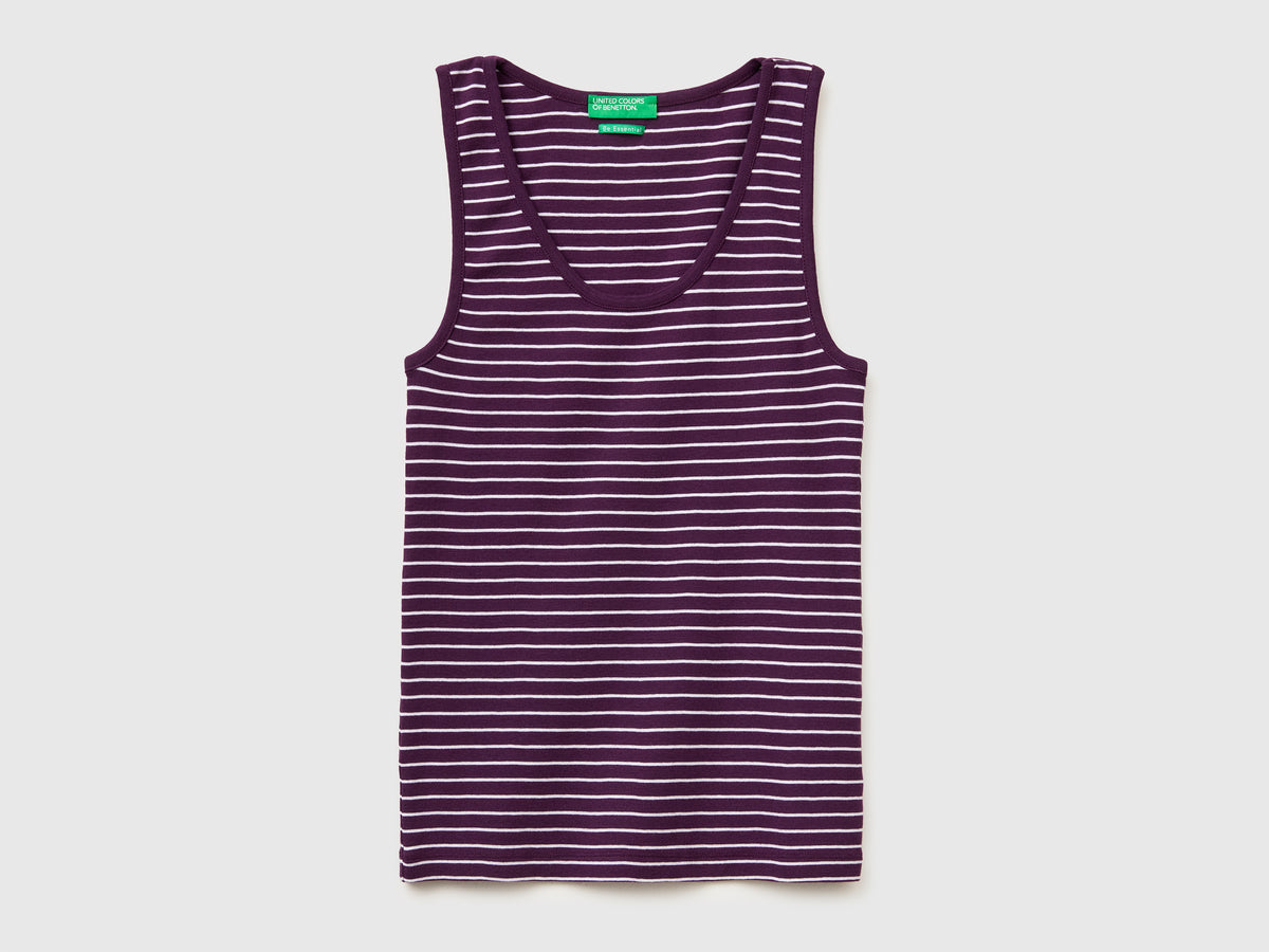 Striped tank top in pure cotton - ucb_image_FS