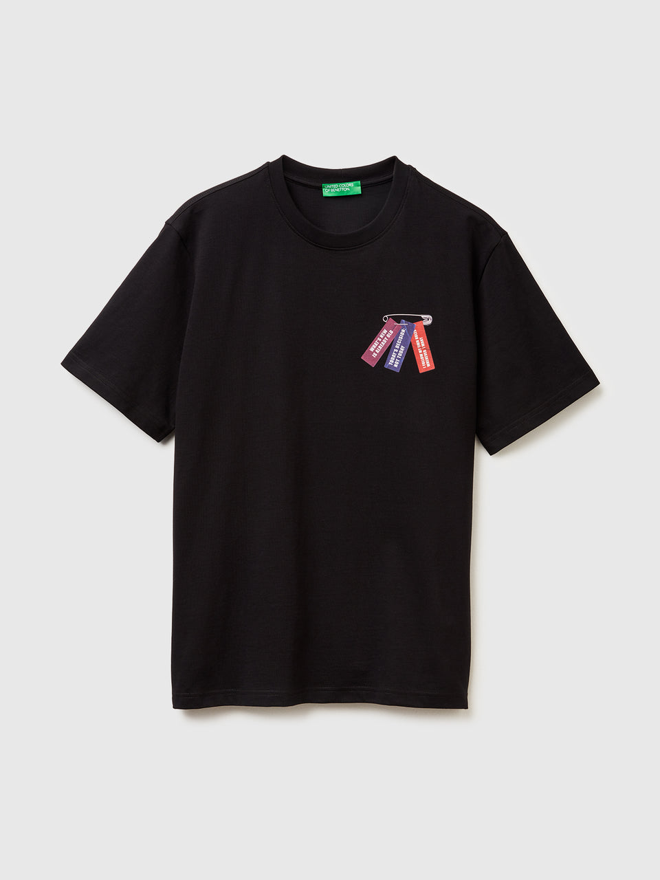 T-shirt relaxed fit com estampa à frente e atrás - ucb_image_FS