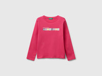 T-shirt com logótipo glitter em algodão - ucb_image_FS