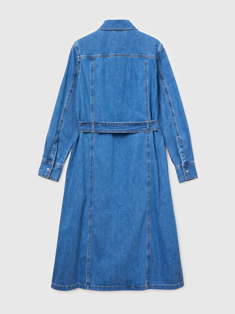 benetton denim dress Denim shirt dress da donna blu scuro