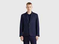 Blazer riscado em mistura de linho - ucb_image_F