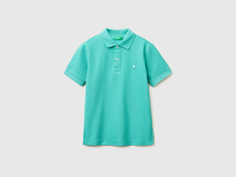 Slim fit polo in pure cotton - ucb_image_FS