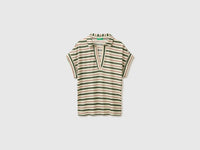 Striped polo-neck T-shirt - ucb_image_FS