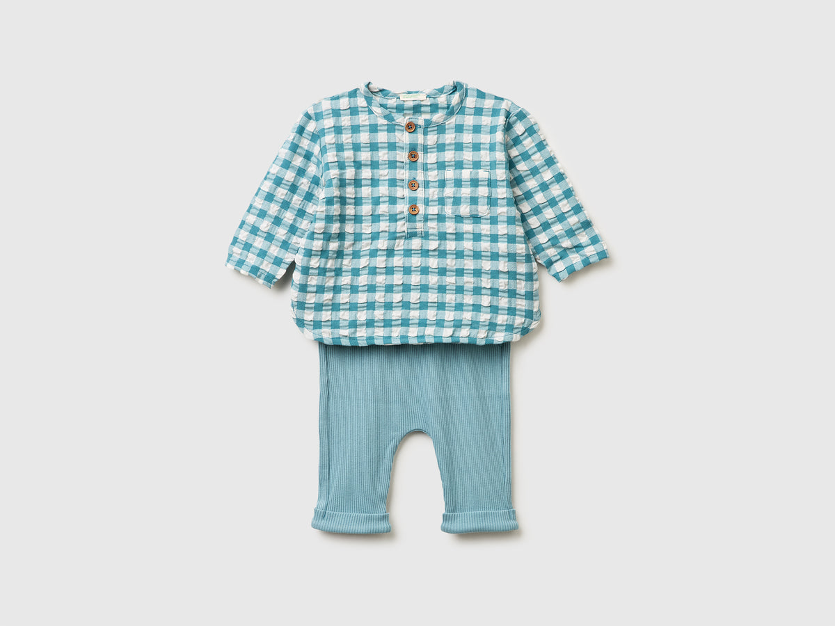Checked shirt and trousers set - ucb_image_FS