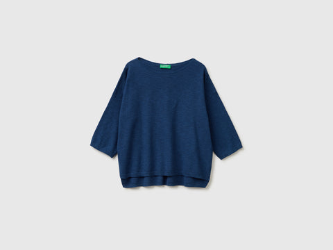 Boxy fit linen blend sweater - ucb_image_FS