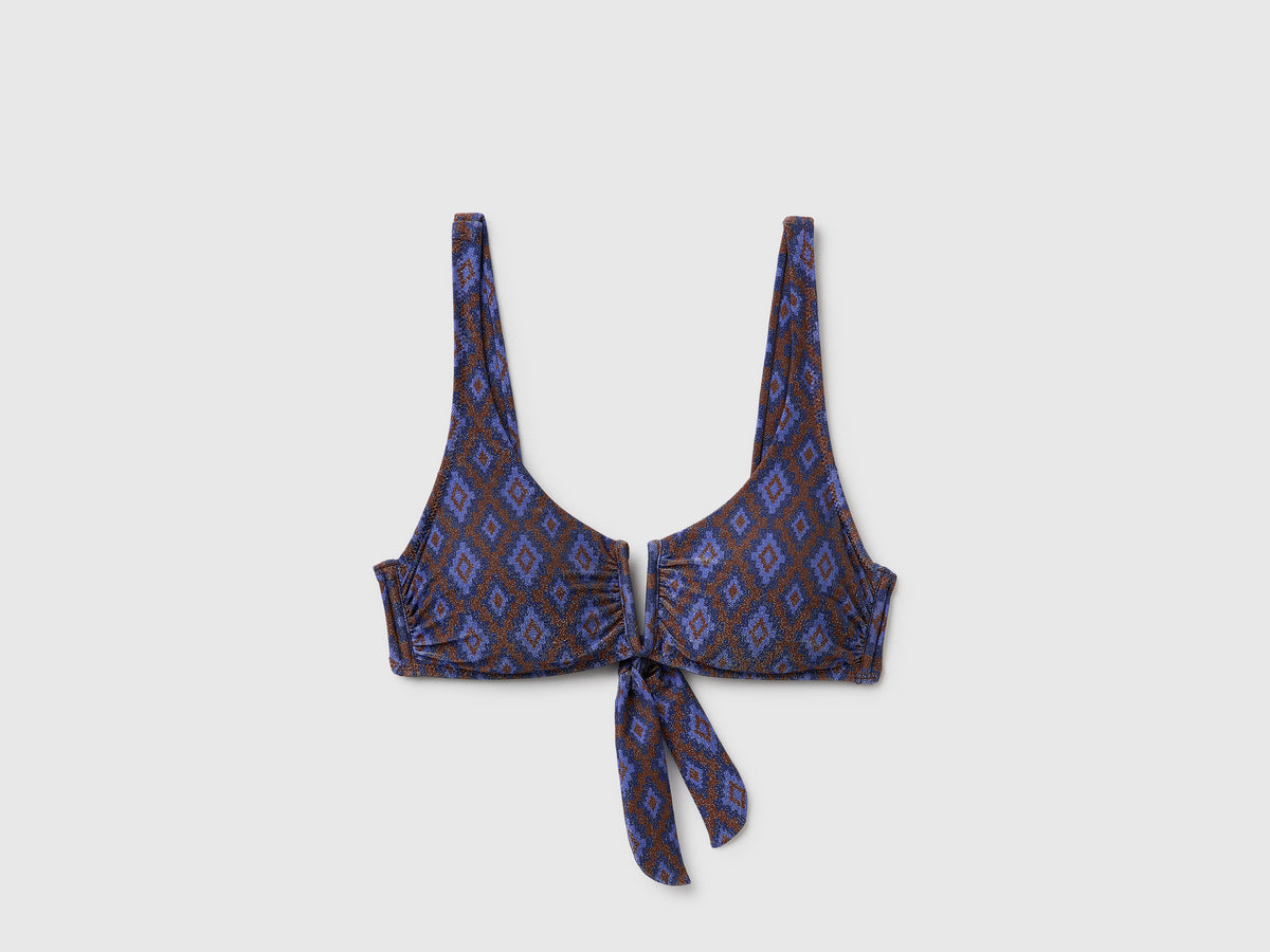 Soutien de biquíni com estampado étnico e lurex - ucb_image_FS