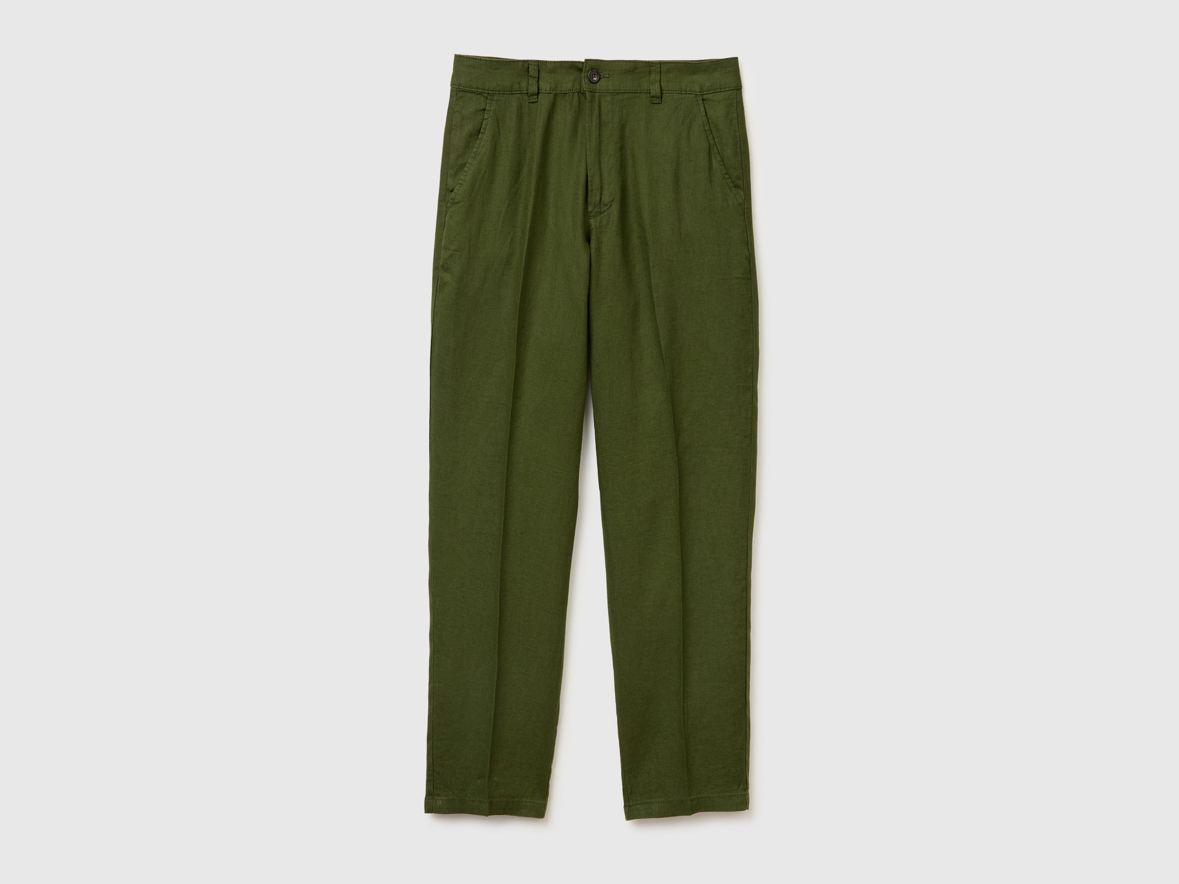 Chinos straight em puro linho - ucb_image_FS