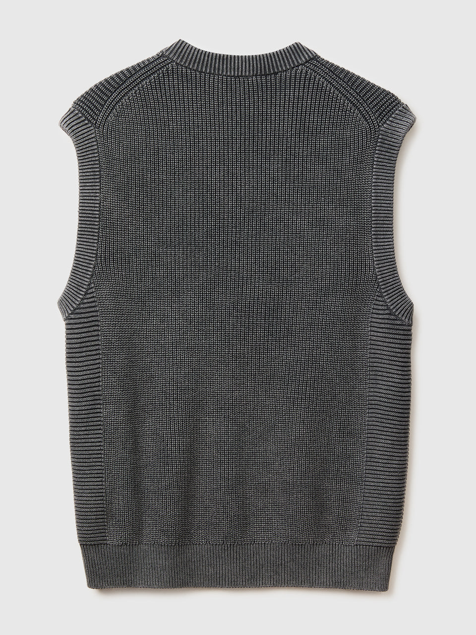 Stone washed regular fit vest - ucb_image_BS
