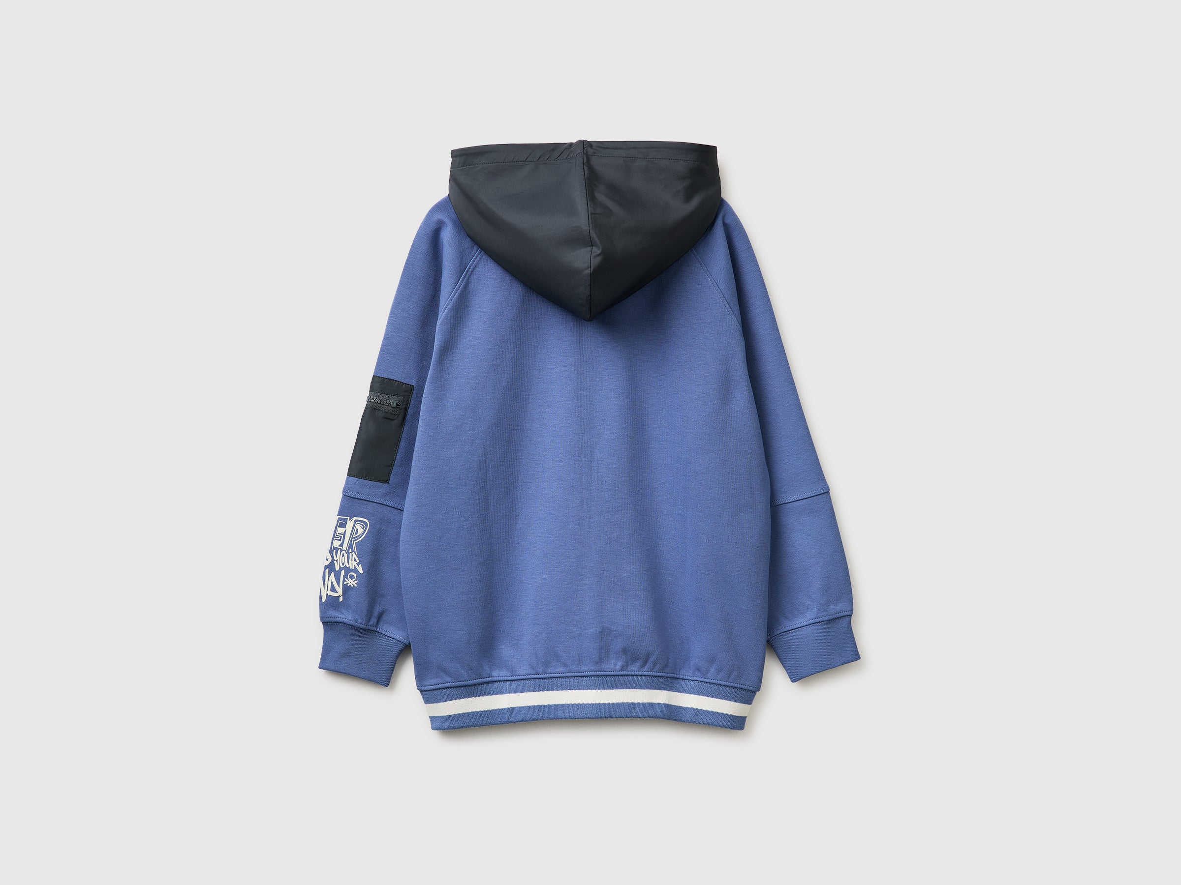 Open sweatshirt with nylon inserts - ucb_image_BS