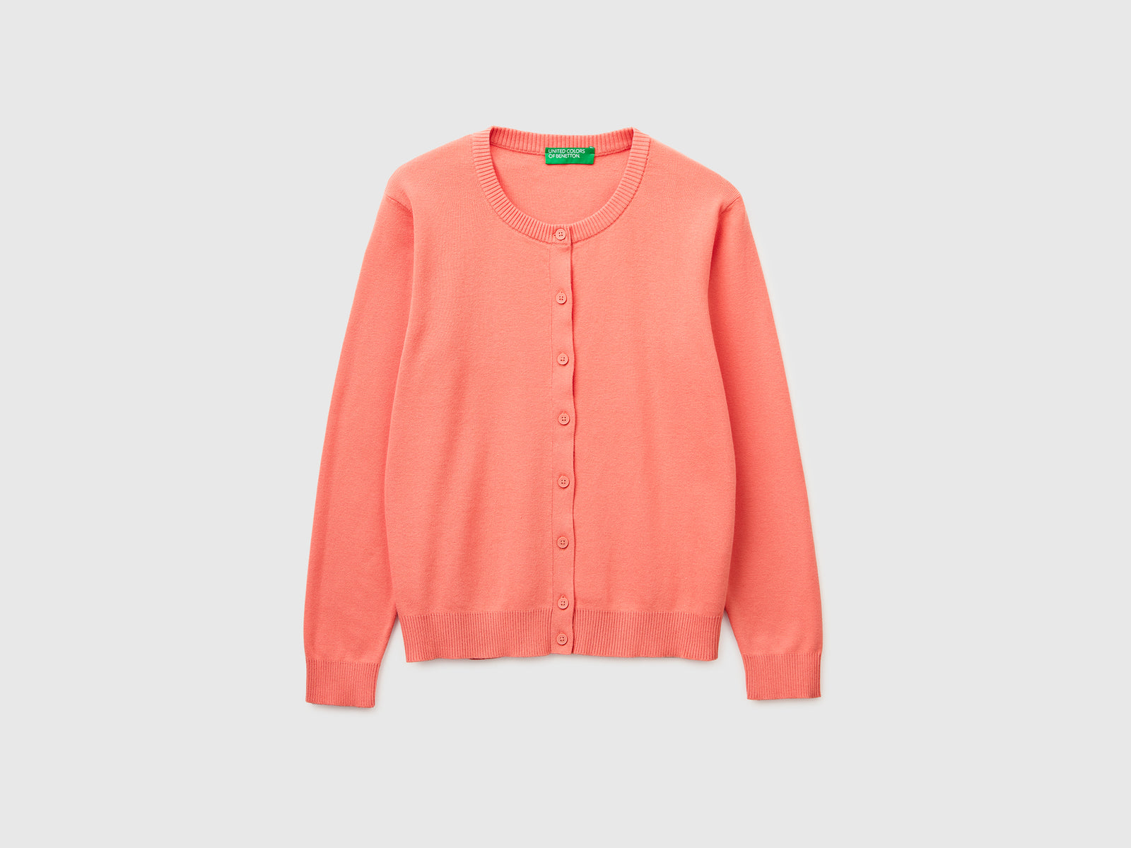 Dark blue cardigan in tricot cotton - ucb_image_FS