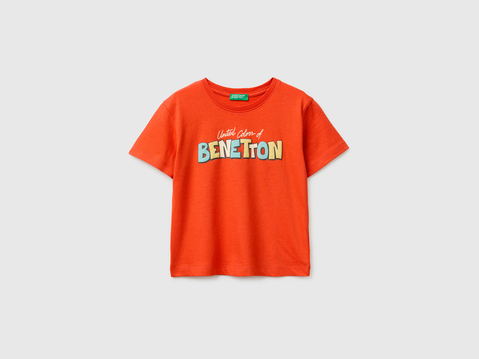 Organic cotton T-shirt with logo print - ucb_image_FS