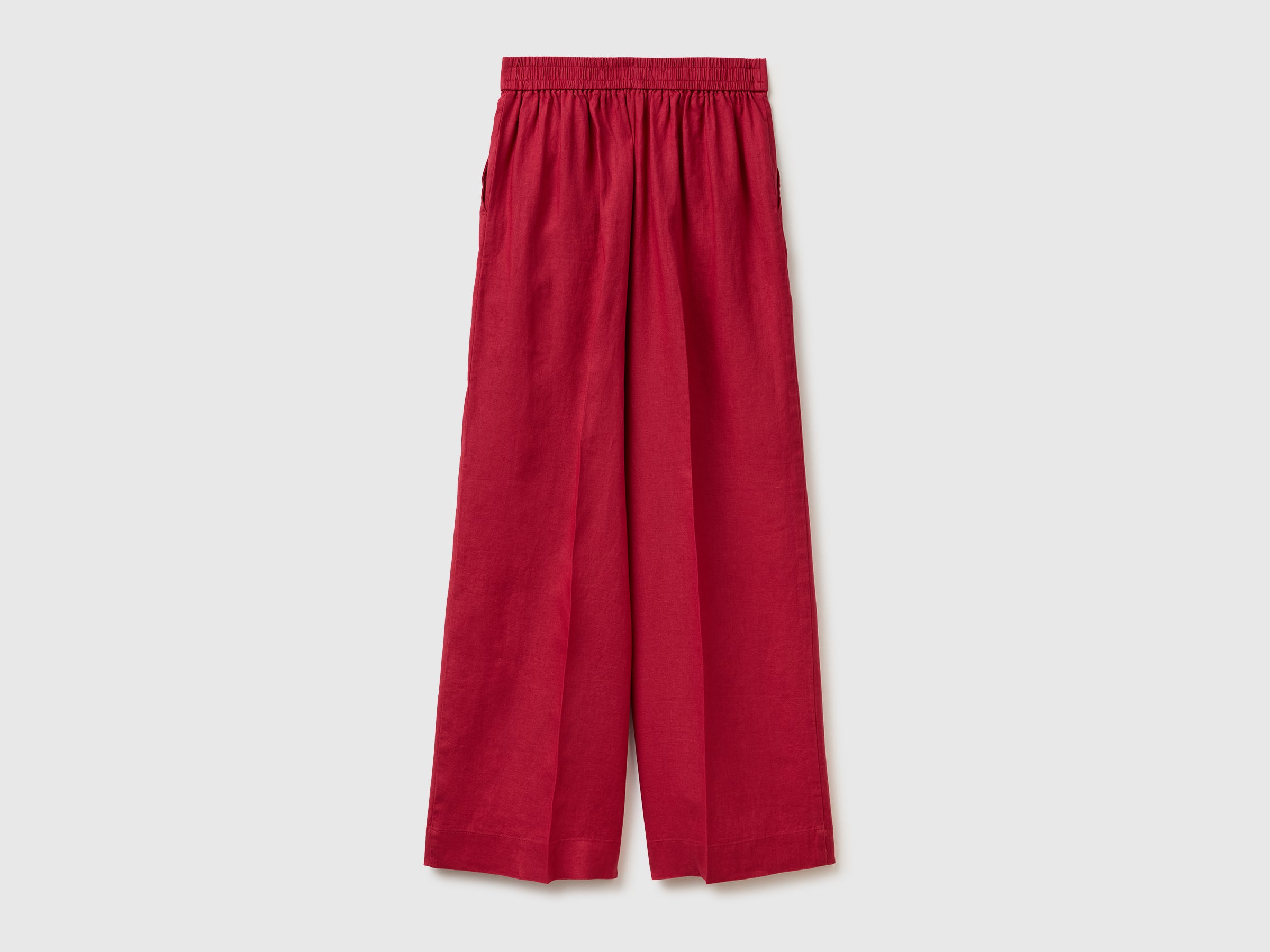 Palazzo trousers in pure linen - ucb_image_BS