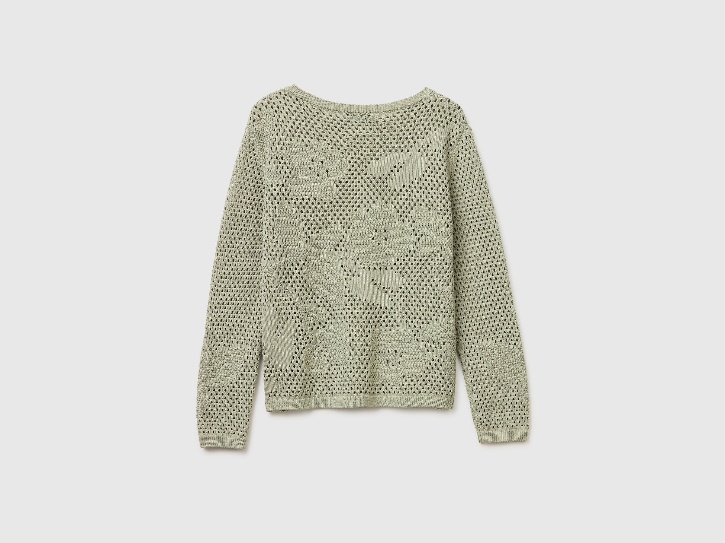 Openwork sweater with flowers - ucb_image_BS