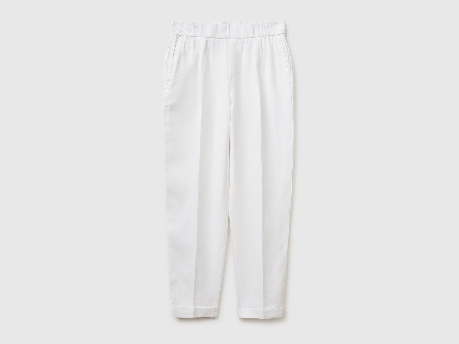 100% linen cigarette trousers - ucb_image_FS