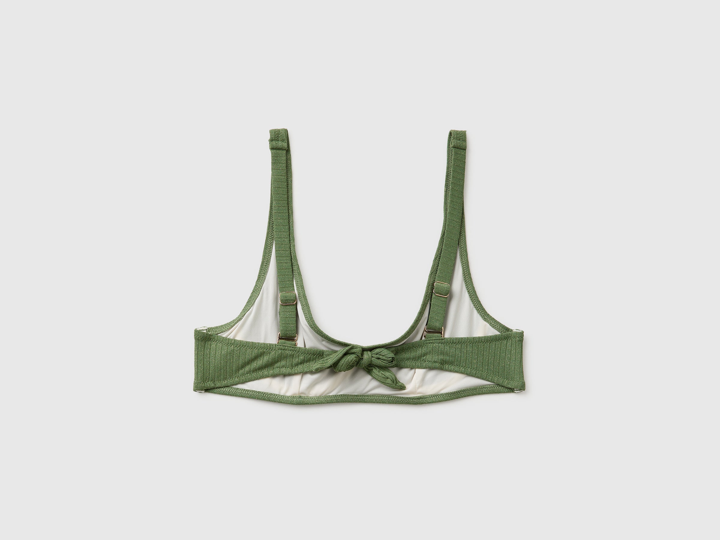 Ribbed beach bra with lurex - ucb_image_BS