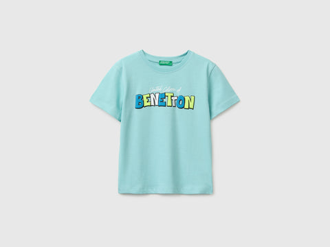 Organic cotton T-shirt with logo print - ucb_image_FS