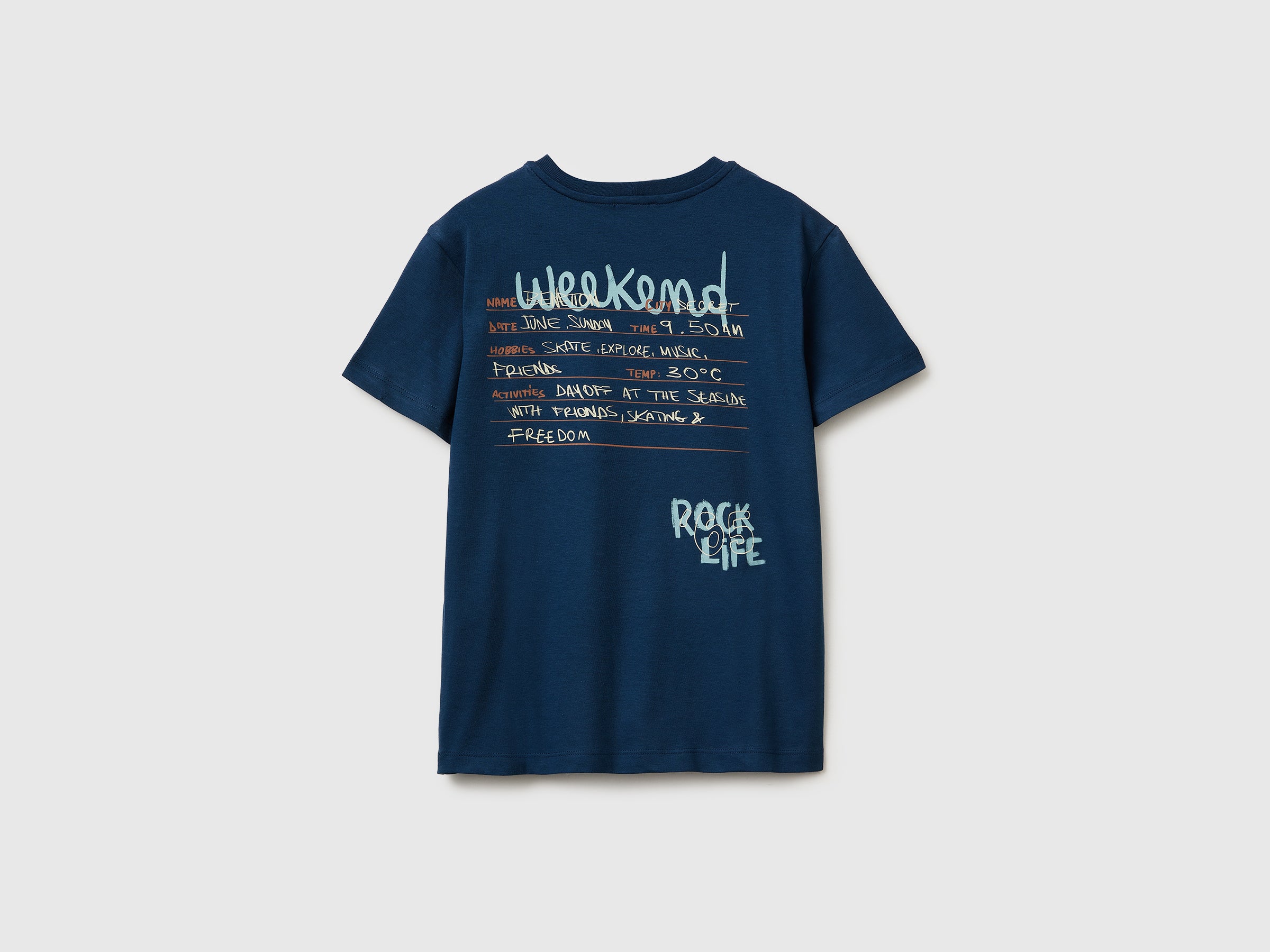 Organic cotton printed T-shirt - ucb_image_BS