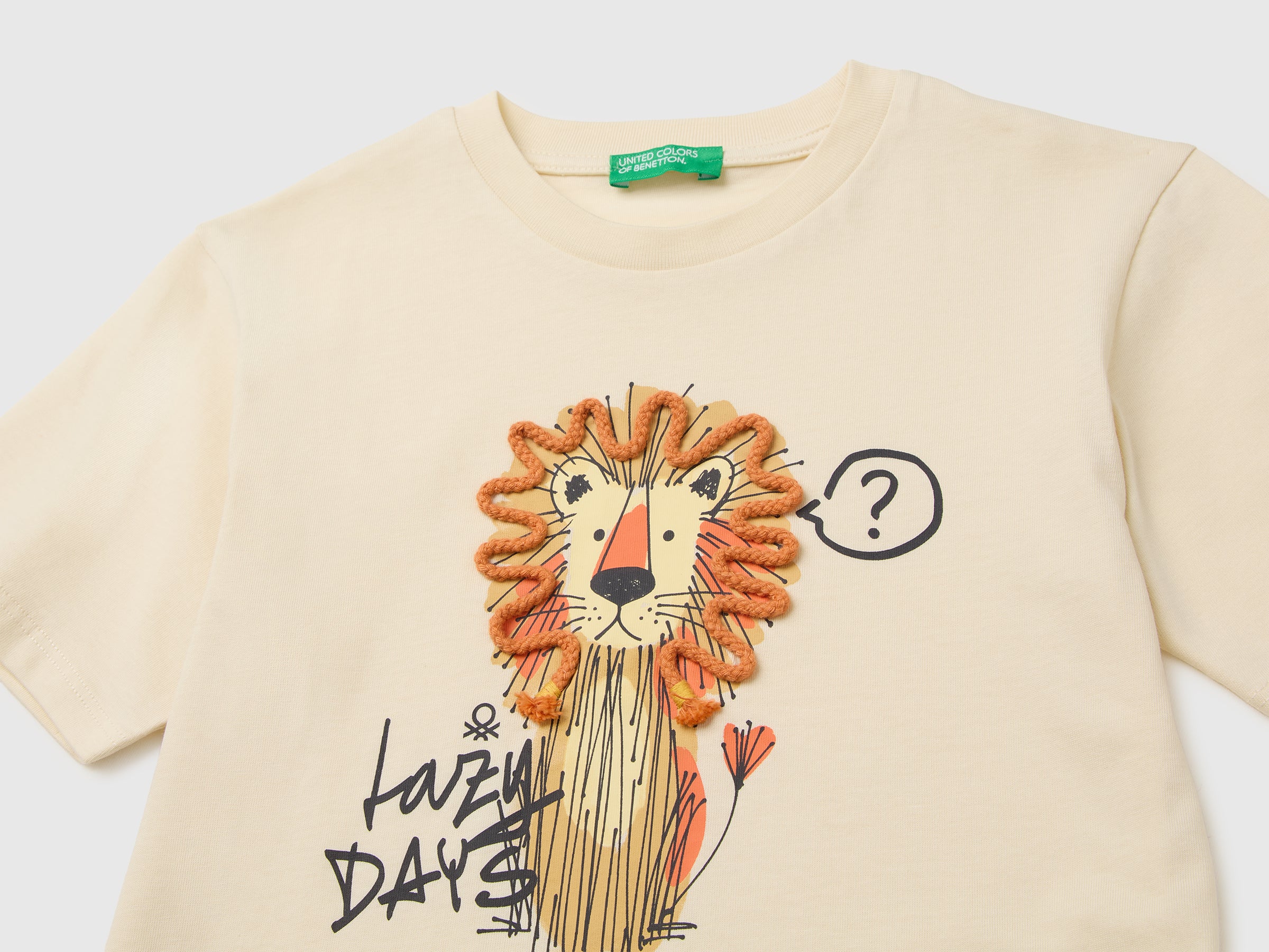 T-shirt with lion print - ucb_image_DS1