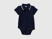 Polo onesie in organic cotton - ucb_image_FS