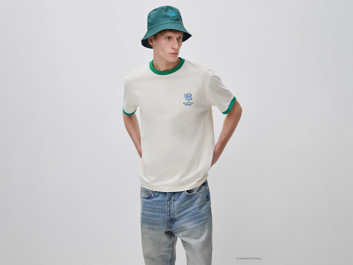 T-shirt Benetton Rugby 100% algodão - ucb_image_F