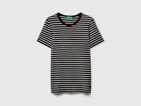 T-shirt de gola redonda às riscas - ucb_image_FS