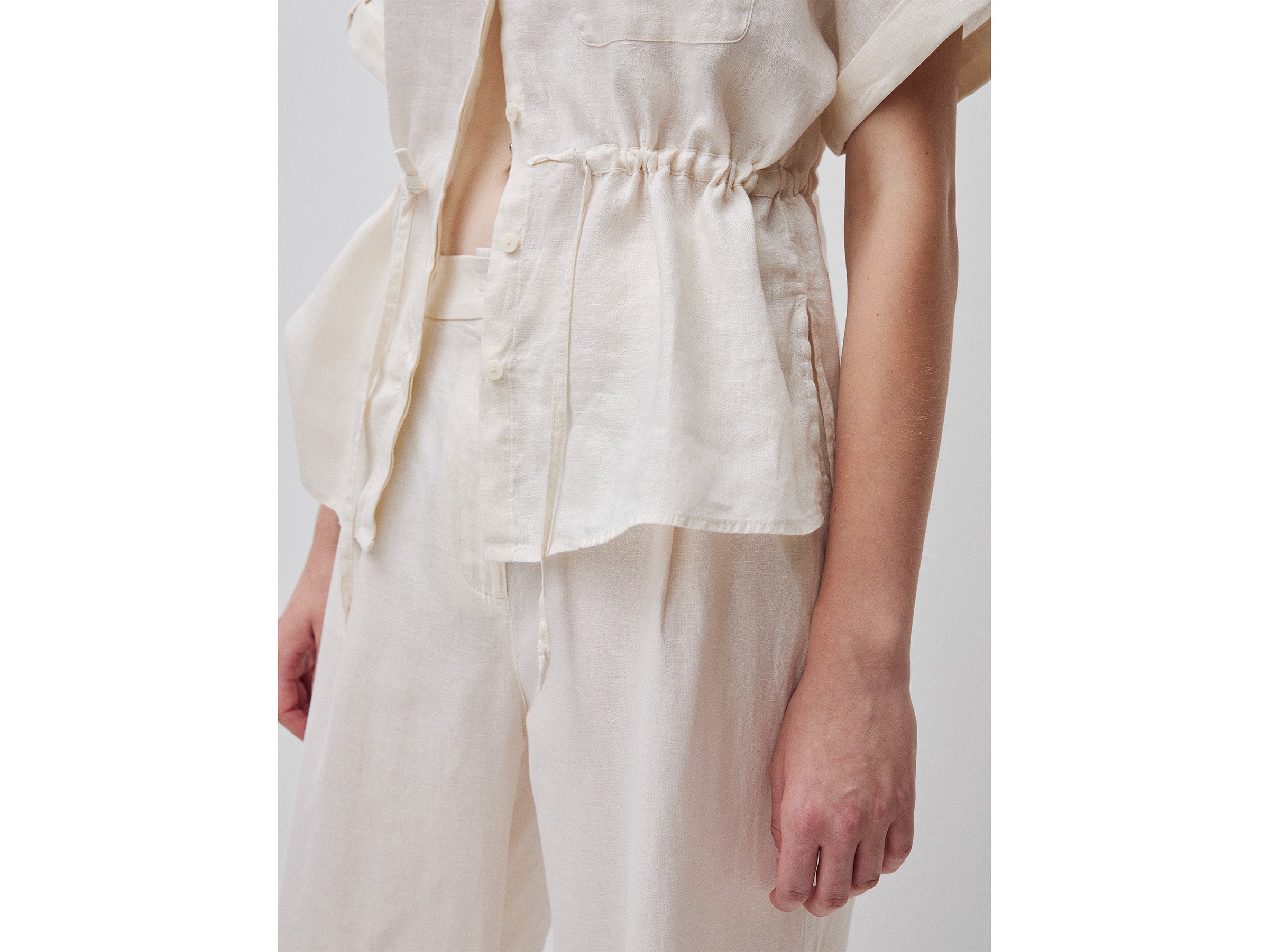 Camisa sahariana em linho puro - ucb_image_FY