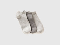 Three pairs of plain short socks - ucb_image_FS