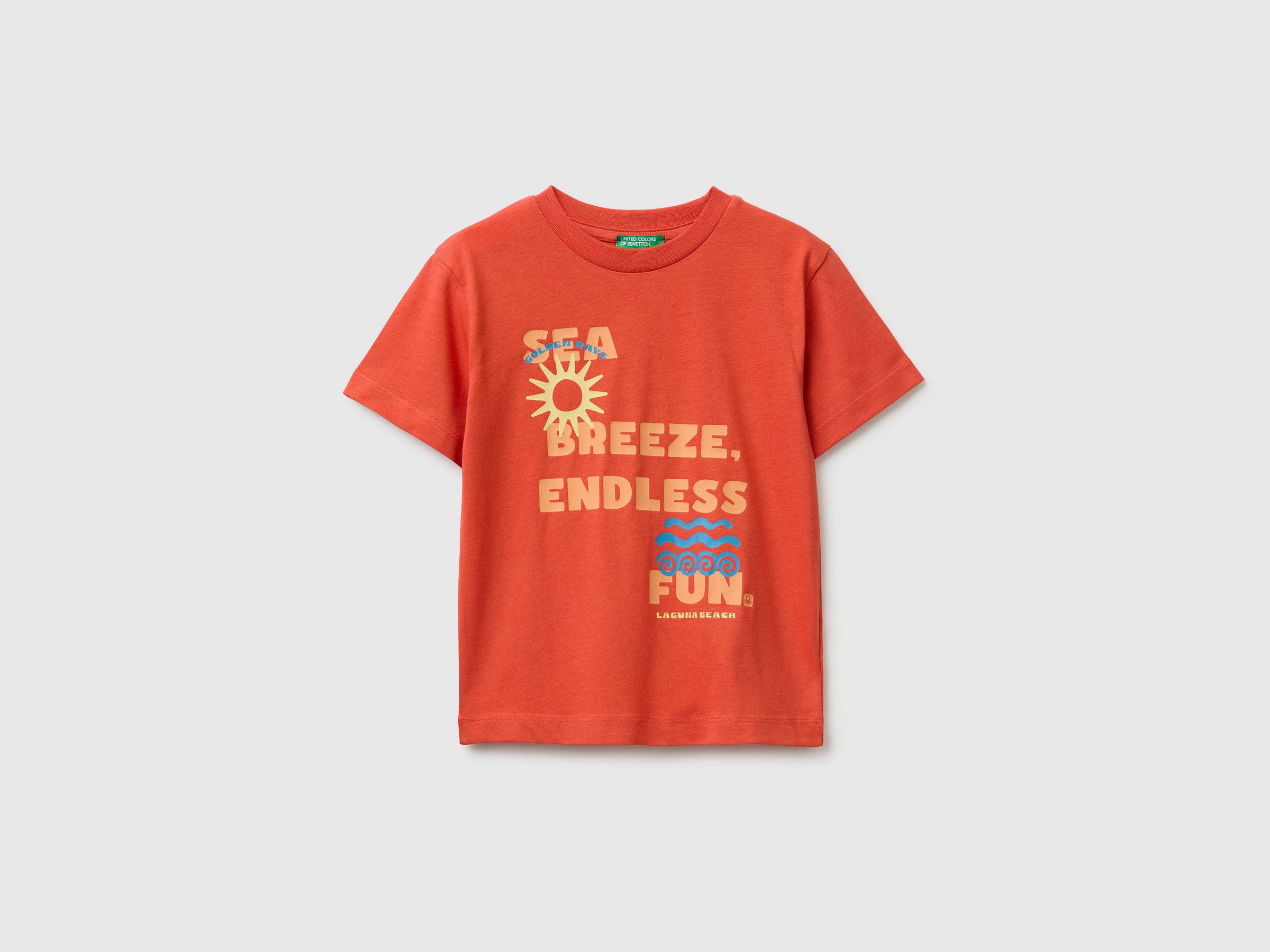 Crew neck T-shirt with print - ucb_image_FS