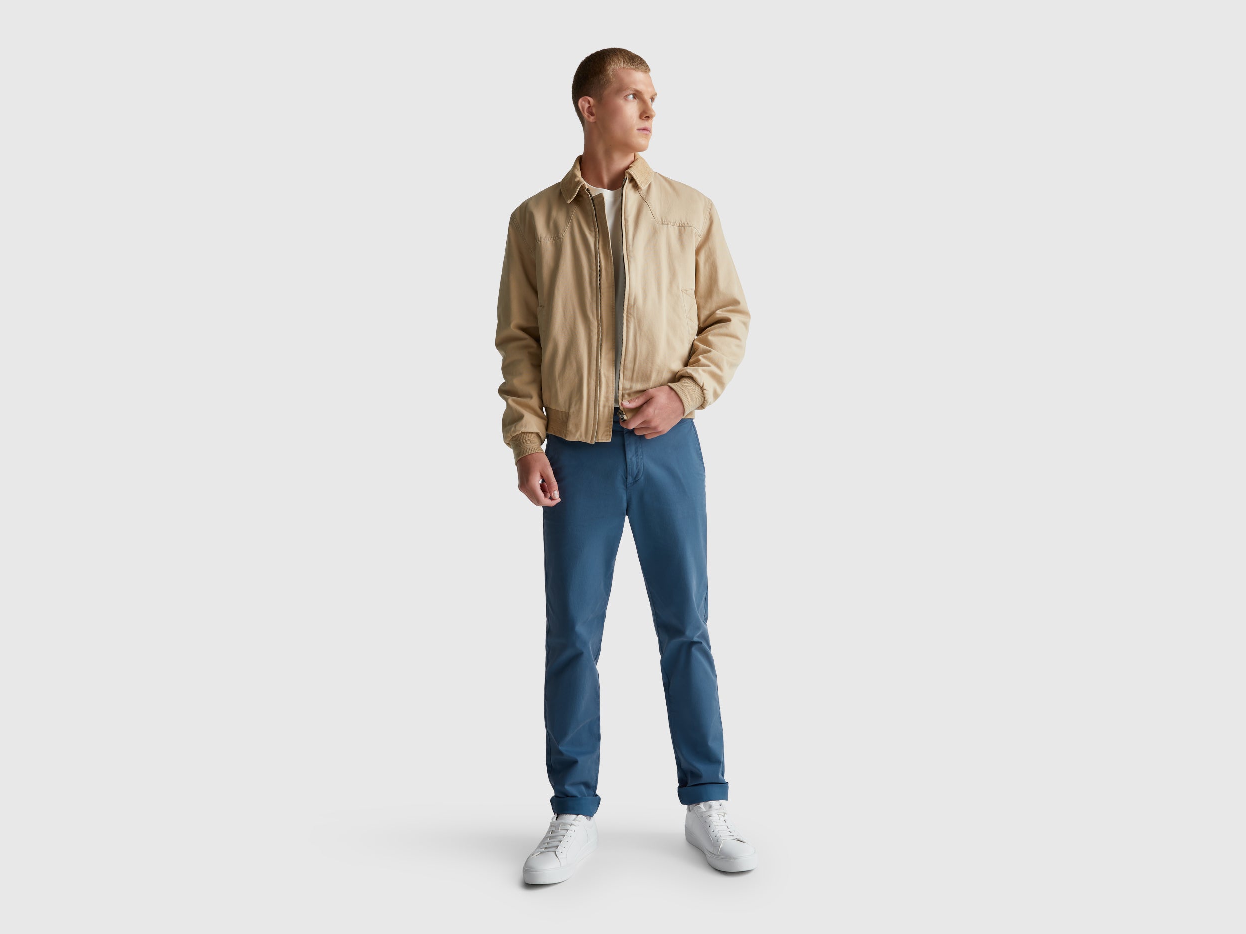 Chinos slim fit em algodão - ucb_image_FY