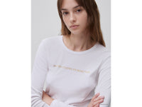 T-shirt de manga comprida com logótipo glitter - ucb_image_FY