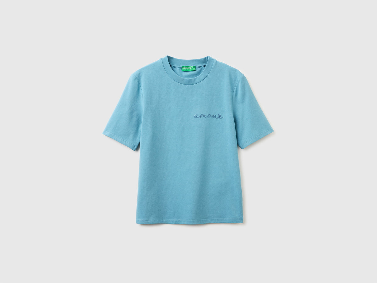 T-shirt com bordado \"amour\" - ucb_image_FS