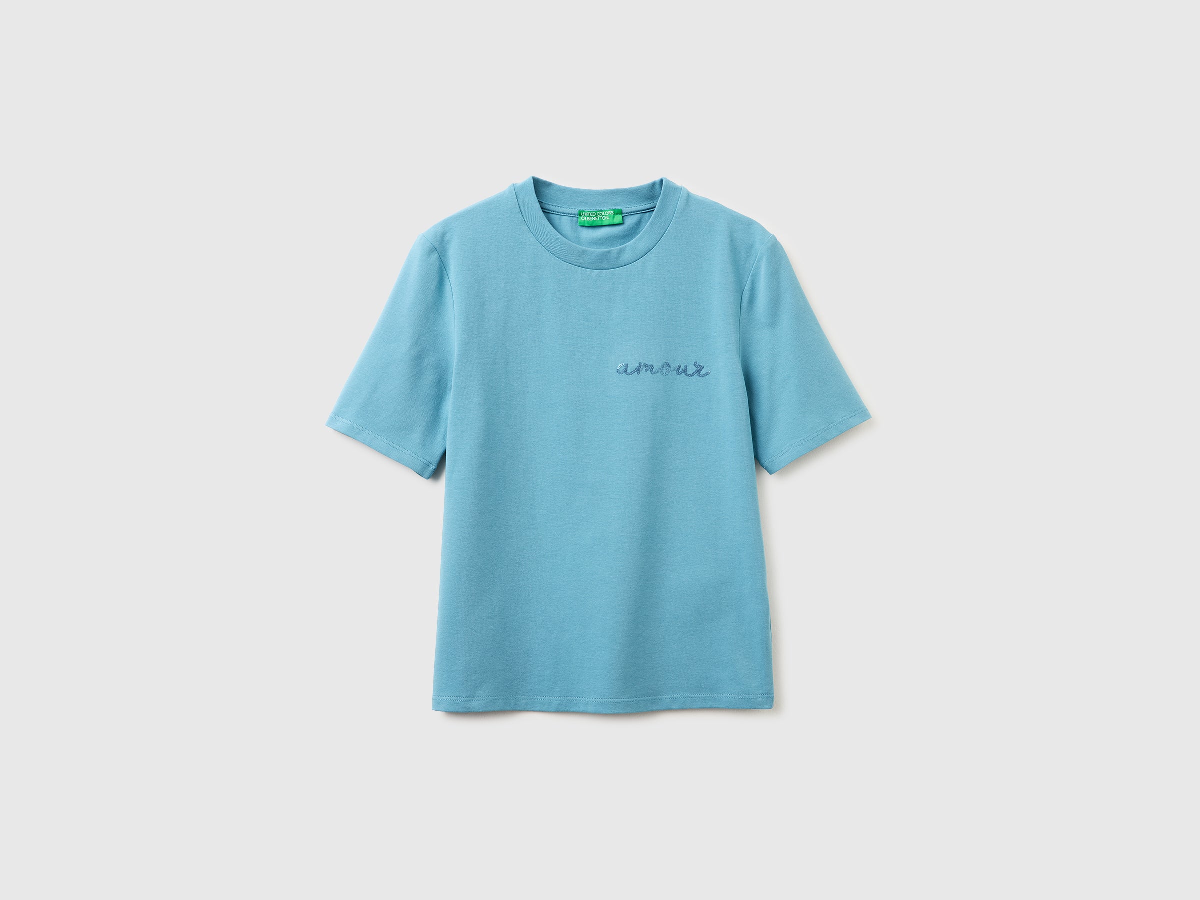 T-shirt com bordado \"amour\" - ucb_image_FS