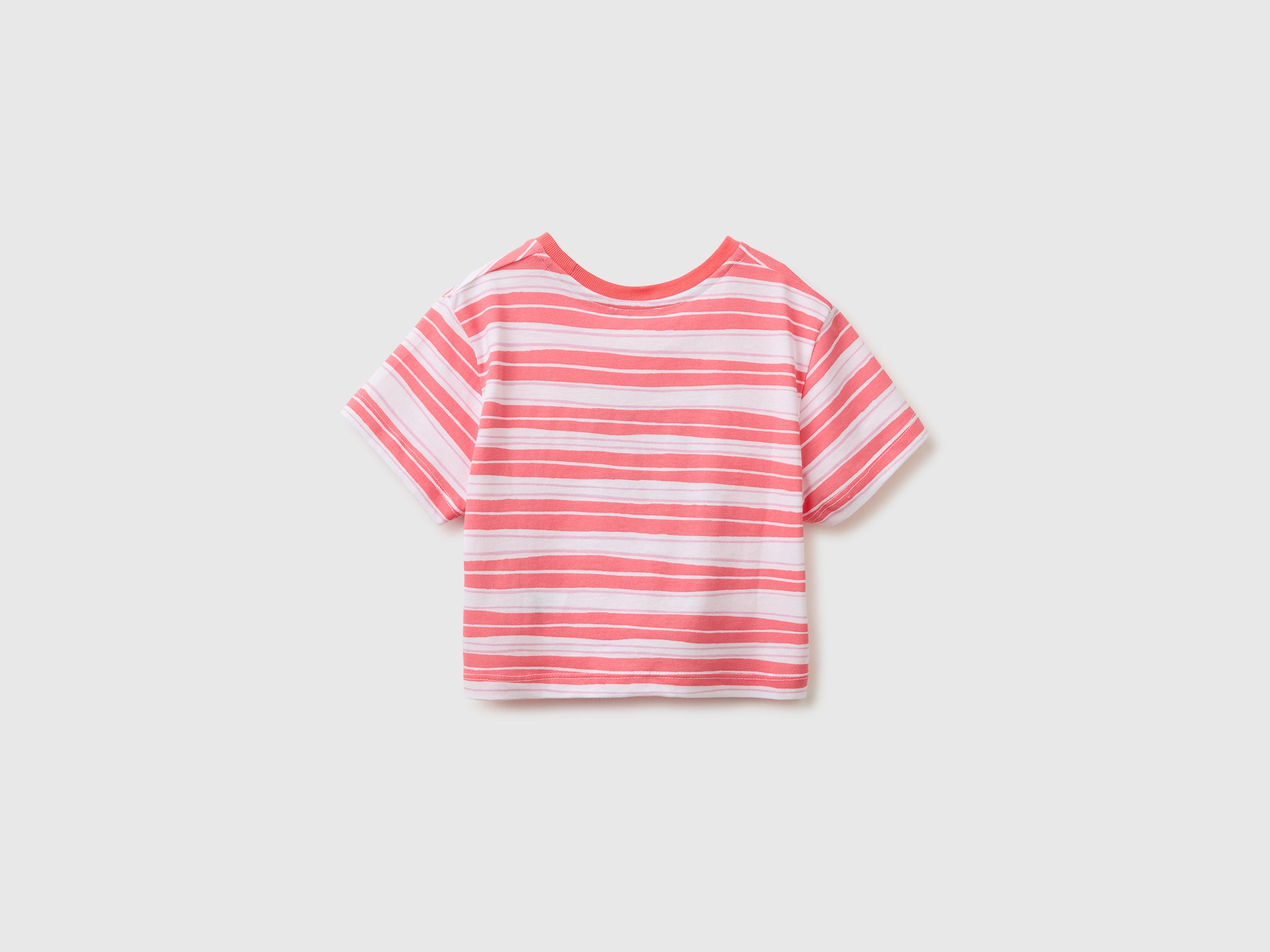 Striped T-shirt with puffy print - ucb_image_BS