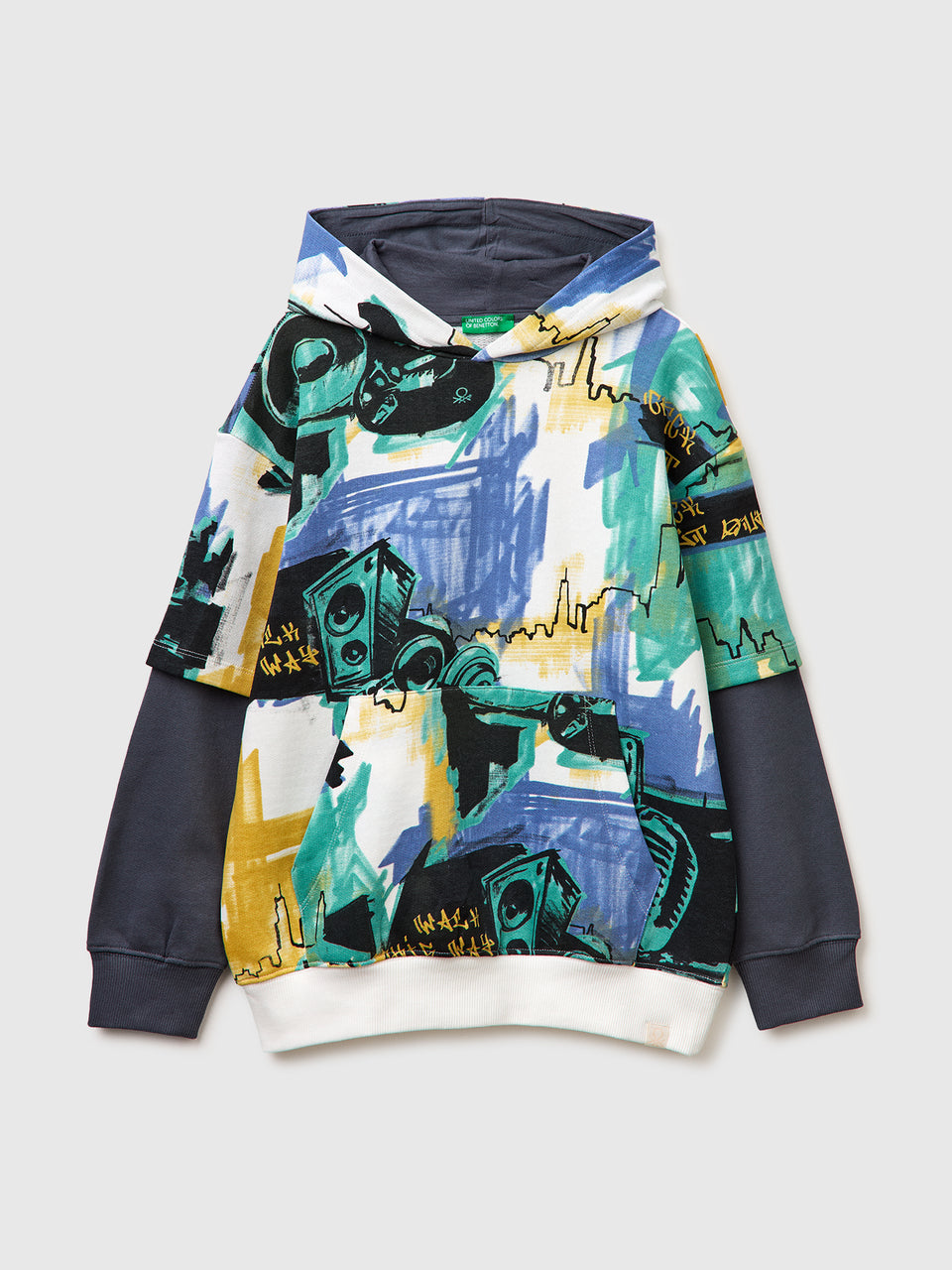Oversized printed sweatshirt - ucb_image_FS