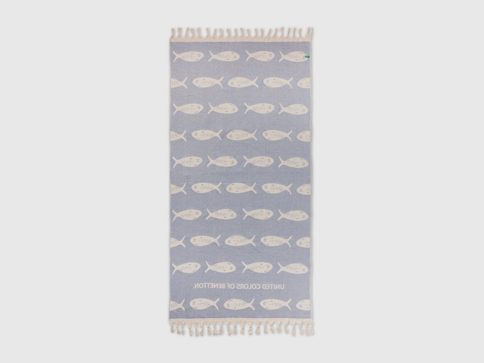 Toalha de praia jacquard com peixes azuis - ucb_image_BS