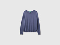 Camisola de gola redonda em mistura de seda - ucb_image_FS