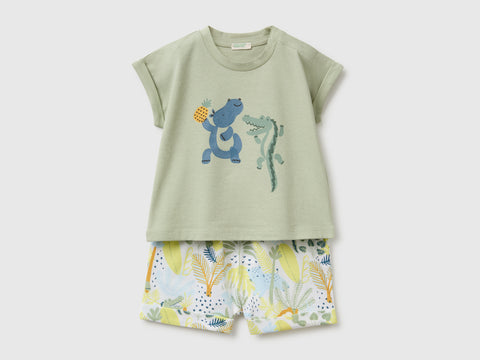 Printed t-shirt and shorts set - ucb_image_FS