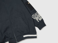 Open sweatshirt with nylon inserts - ucb_image_DS1