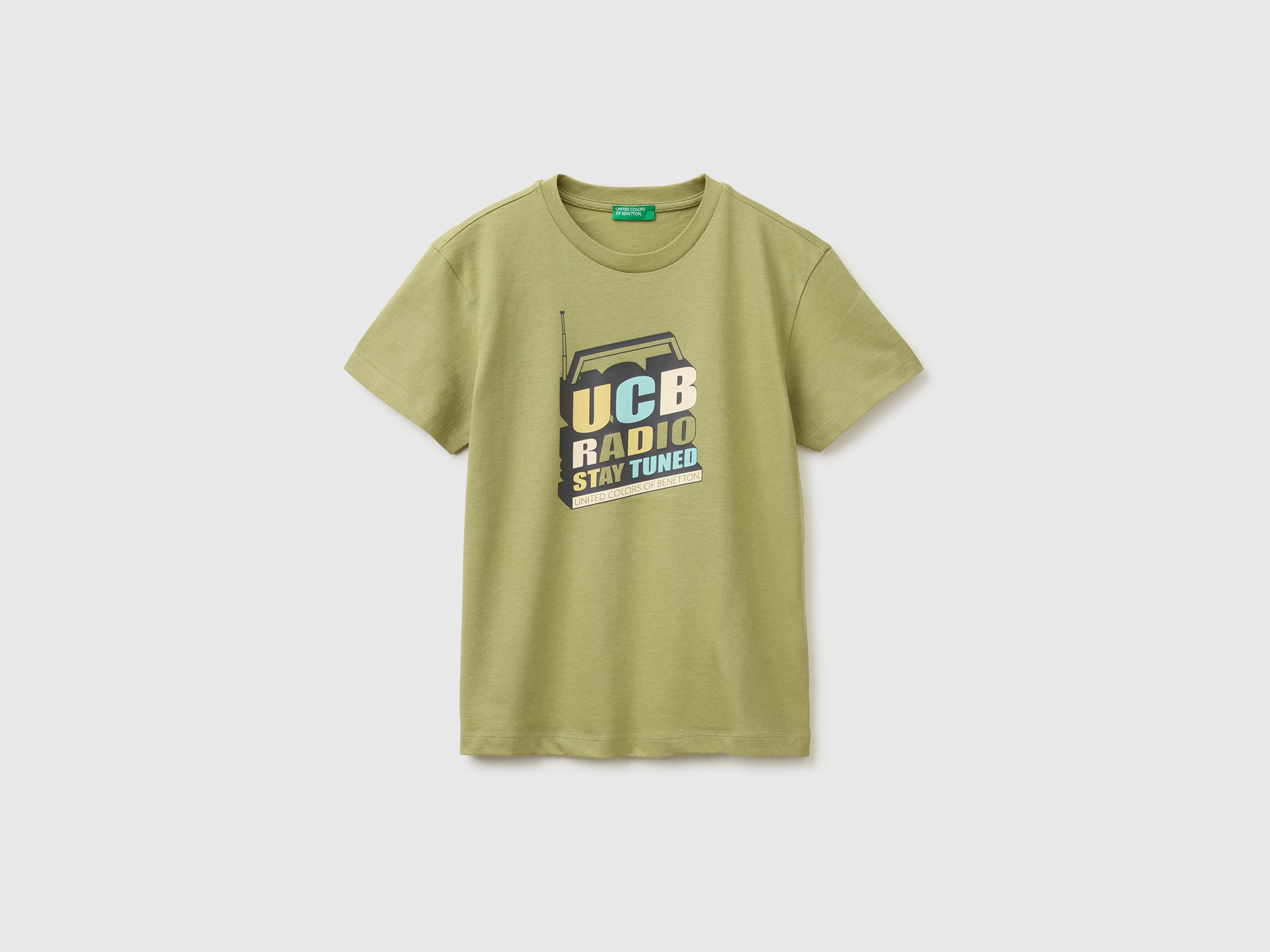 Organic cotton T-shirt with logo print - ucb_image_FS
