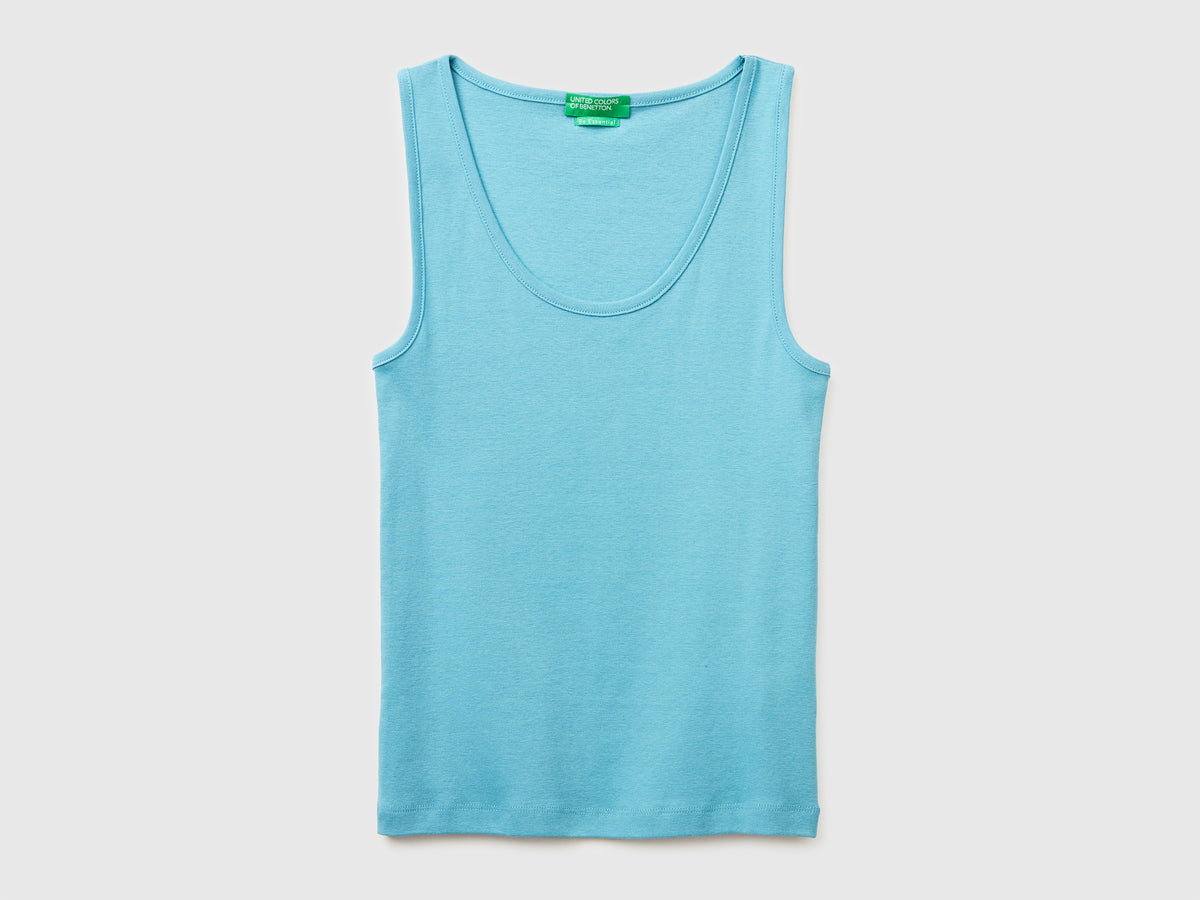 Slim fit ribbed tank top - ucb_image_FS