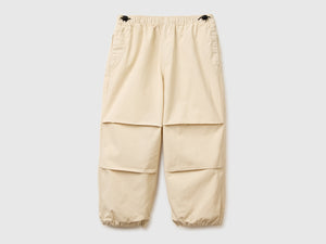 Pantalon parachute en coton