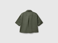 Short shirt in pure linen - ucb_image_BS