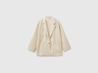 100% linen single-breasted blazer - ucb_image_FS