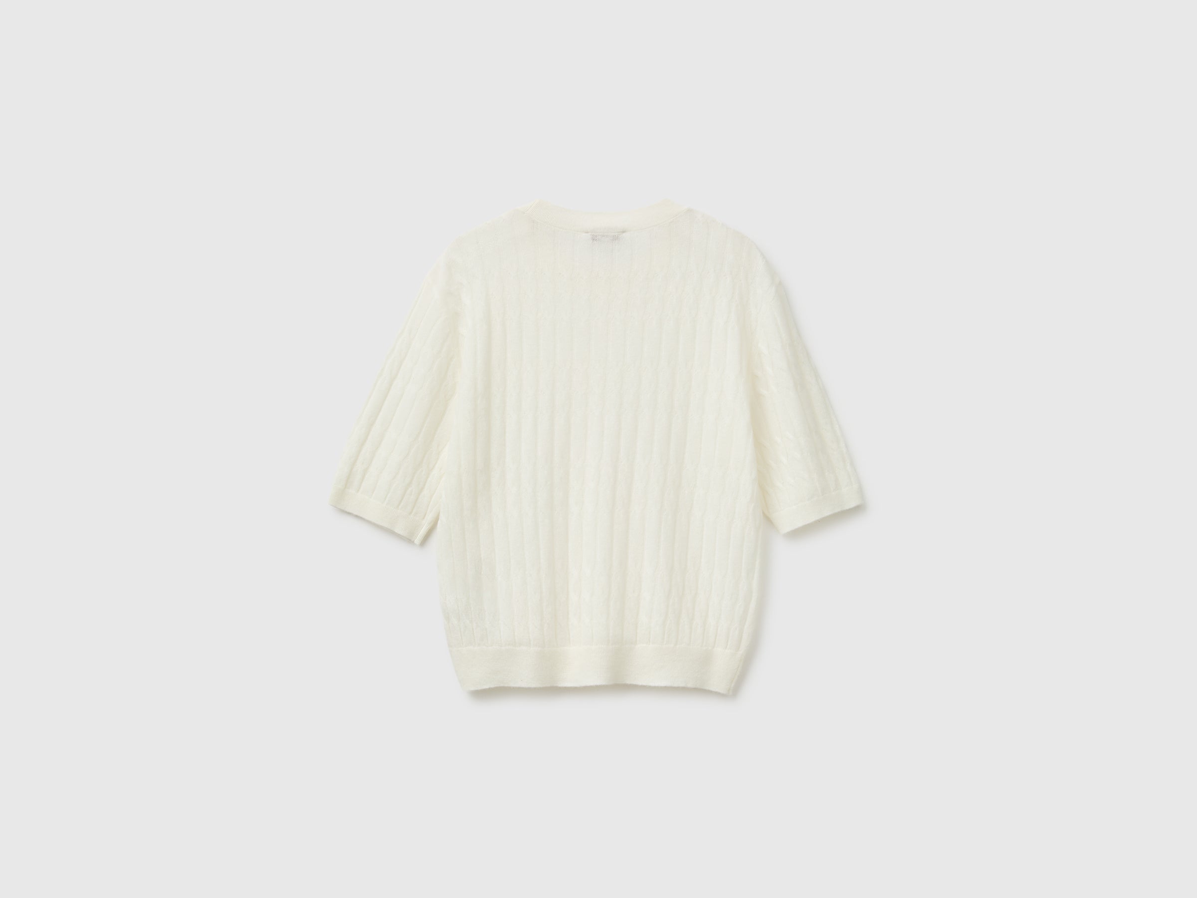Camisola com tranças em mistura de lã ultraligeira - ucb_image_BS