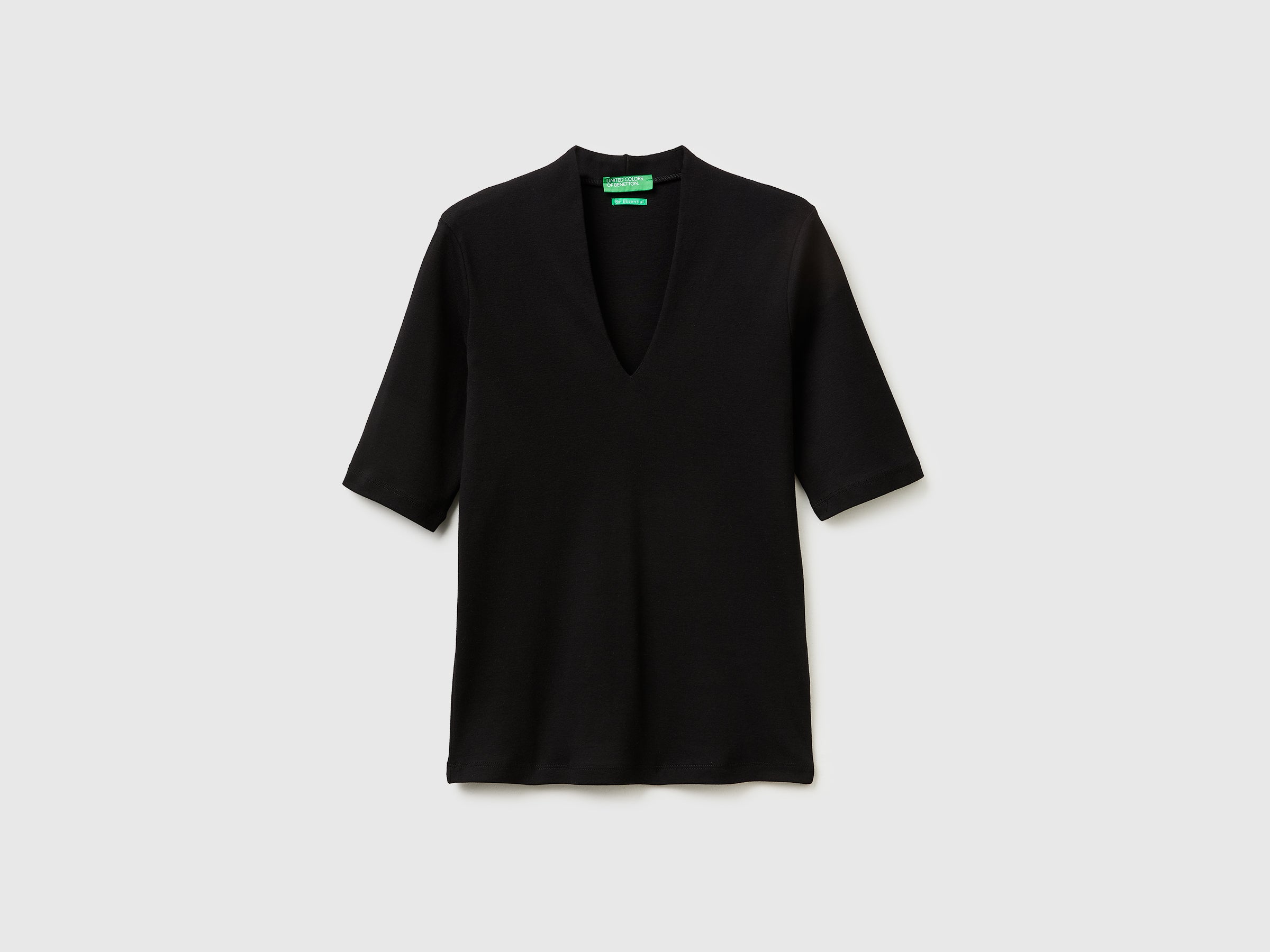 T-shirt slim fit em algodão de fibra longa - ucb_image_FS