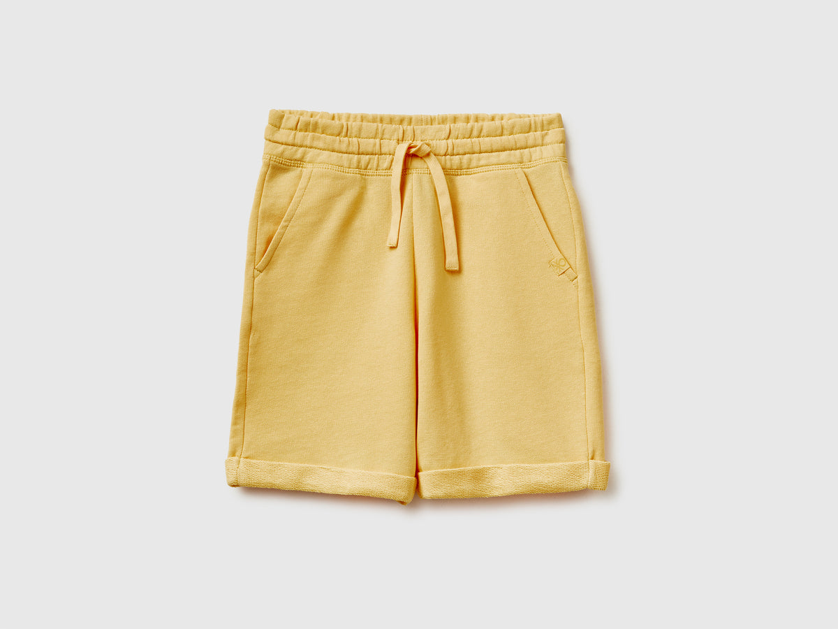 Bermuda shorts in pure cotton fleece - ucb_image_FS